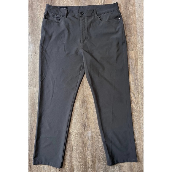 PGA Tour Golf Pants Flat Front Moisture‎ Wicking Gray 36x30 - Picture 1 of 5